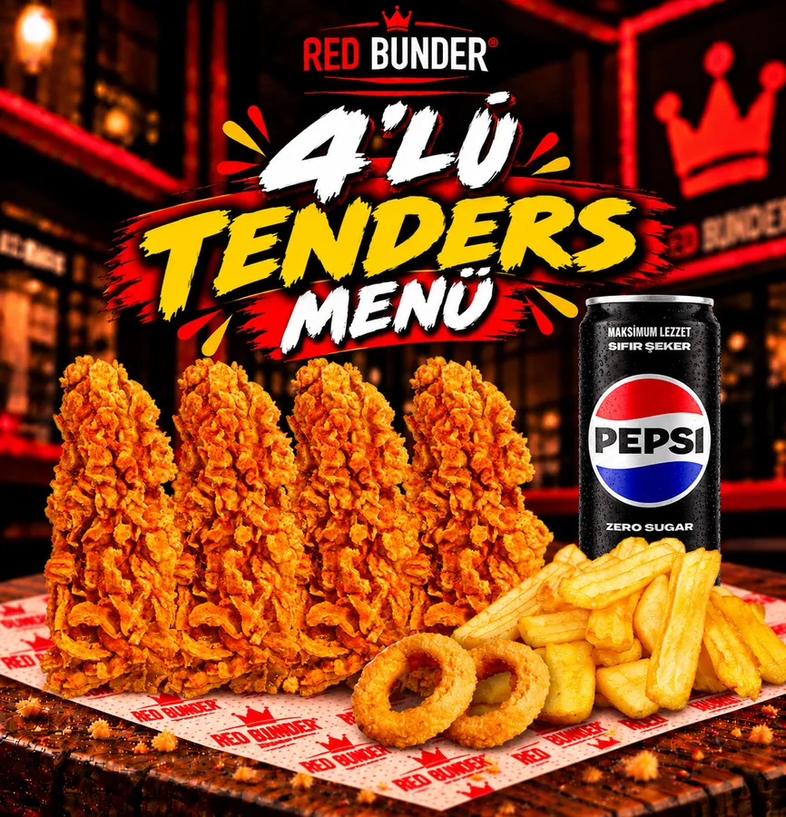 4'lü Tenders Menü