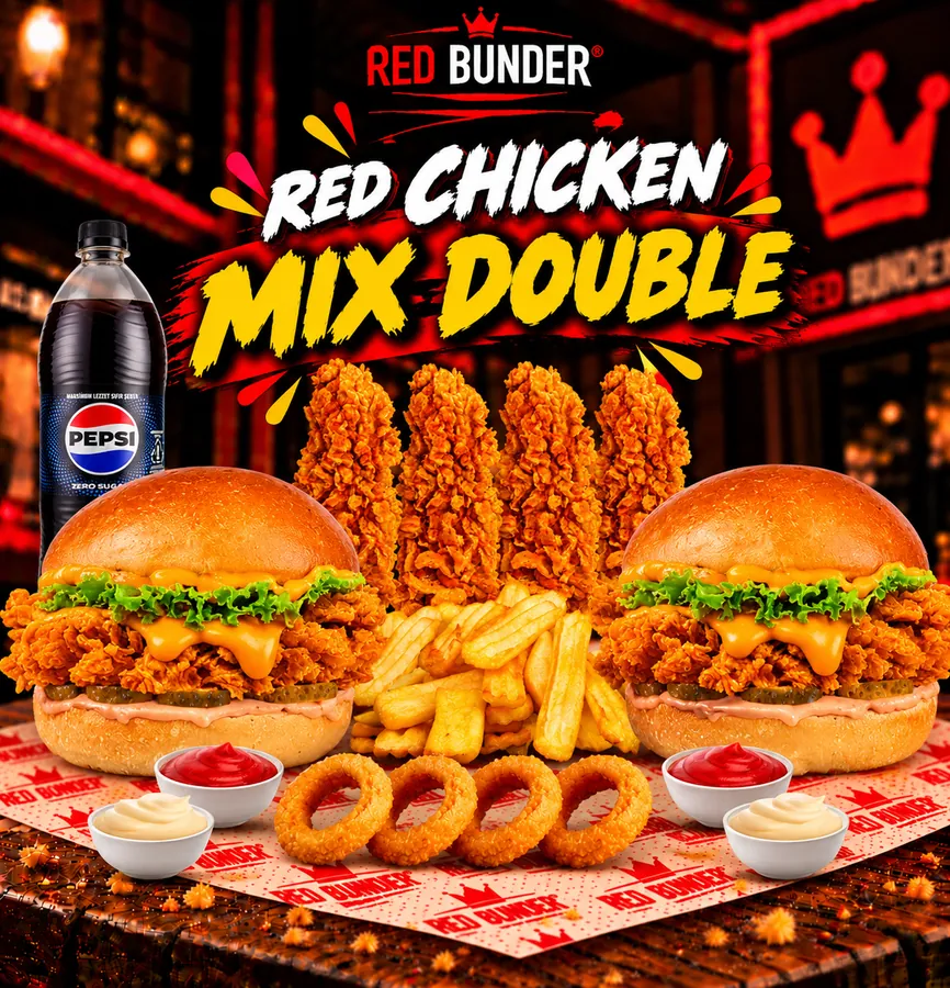 Red Chicken Double Mix Menü