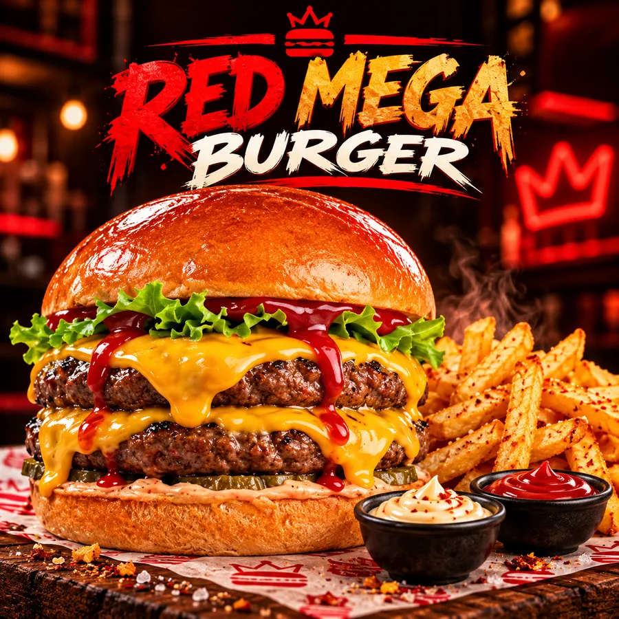 Red Mega Burger